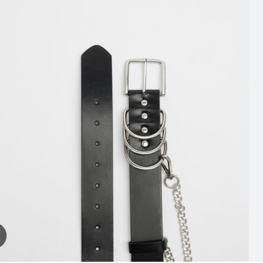 BERSHKA CHAIN BELT - Picture 2 of 9